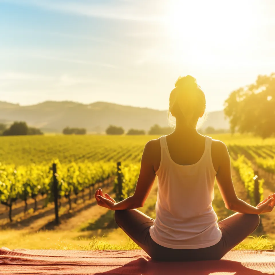 Facilitadora portuguesa num ambiente natural